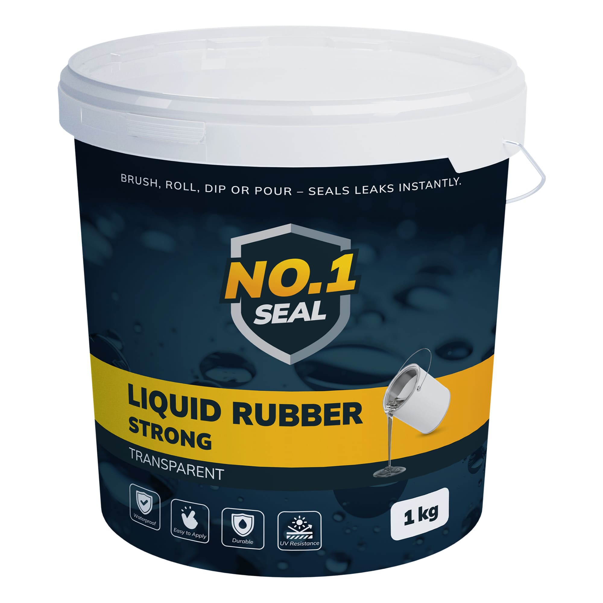 No.1 Seal® - Tečna guma - Transparentna STRONG