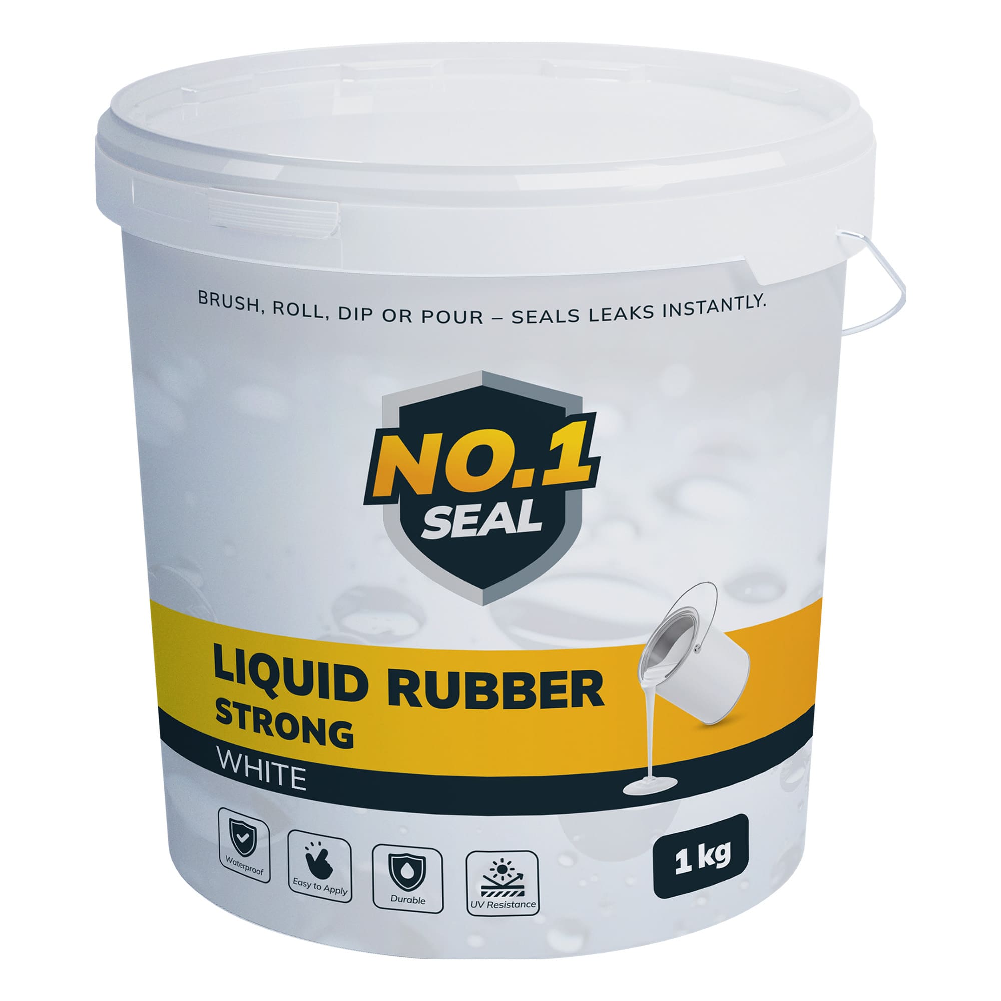 No.1 Seal® - Tečna guma - Bela STRONG
